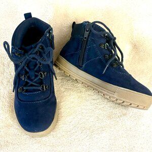 GAP Toddler Boy's High-Top Faux Suede Shoes Size 10 in color Blue